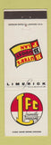 Matchbook Cover - Limerick Finance Kewanee IL