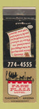 Matchbook Cover - Park Plaza Motel Flagstaff AZ WEAR