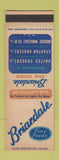 Matchbook Cover - Briardale Fine Foods Grocery Des Moines Los Angeles