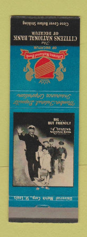 Matchbook Cover - Citizens National Bank Decatur IL