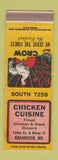 Matchbook Cover - Chicken Cuisine Grandview MO restaurant