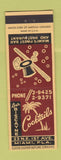 Matchbook Cover - Bar Biscayne Miami FL