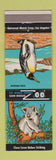Matchbook Cover - San Diego CA Zoo Penguin Koala