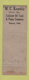 Matchbook Cover - Eaton Metal Products Denver Colorado WORN