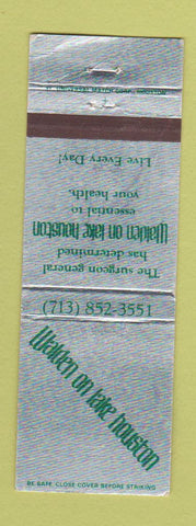 Matchbook Cover - Walden on Lake Houston Humble TX