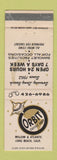 Matchbook Cover - Orbit Coffee Shop Long Beach CA