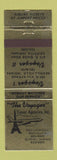 Matchbook Cover - The Voyager Merrillville Griffith IN