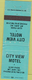 Matchbook Cover - City View Motel Mount Airy NC wear