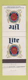 Matchbook Cover - Miller Lite Beer