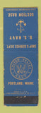 Matchbook Cover - US Navy Section Base Portland ME WEAR