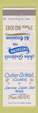Matchbook Cover - John Goddard's Catering Custer Cocktail Lounge