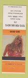 Matchbook Cover - Toys for Big Boys Honda Motorcycle? Moncton NB pinup