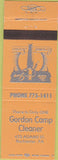 Matchbook Cover - Gordon Camp Cleaners Rochester PA