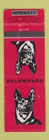 Matchbook Cover - Relampago Dog Food? Mexico