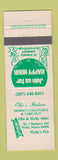 Matchbook Cover - Ella's Italian Restaurant Wells ME Leaning Tower Pisa