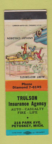 Matchbook Cover - Trulson Insurance Agency Petoskey MI