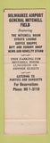 Matchbook Cover - Air Terminal Services Milwaukee WI General Mitchell Field