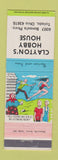 Matchbook Cover - Clayton's Hobby Hosue Toledo OH hillbilly