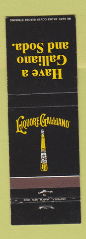 Matchbook Cover - Liquor Galliano