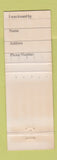 Matchbook Cover - Liquor Galliano