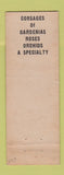 Matchbook Cover - Edward Colahan Flowers WEAR