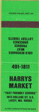 Matchbook Cover - Harry's Market Lacey WA