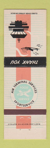 Matchbook Cover - Air Terminal Services Buffalo NY Airport