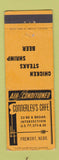 Matchbook Cover - Connerley's Cafe Fremont NE WEAR