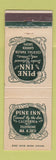 Matchbook Cover - Pine Inn Carmel by the Sea CA