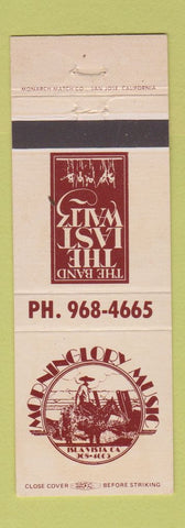 Matchbook Cover - Morninglory Msuic Isla Vista CA Last Waltz