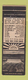 Matchbook Cover - Grand Coulee Dam WA Souvenir WEAR