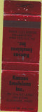 Matchbook Cover - Kansas Emulsions Inc Eldorado KS Dodge City WEAR