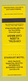 Matchbook Cover - Stardust Motel Rapid City SD