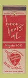 Matchbook Cover - Valentine's Fine Foods Steak Oakland CA