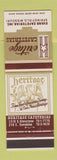 Matchbook Cover - Heritage Cafeterias Springfield MO