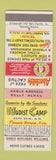 Matchbook Cover - Nudist Camp Bare Skin NM JOKE GAG