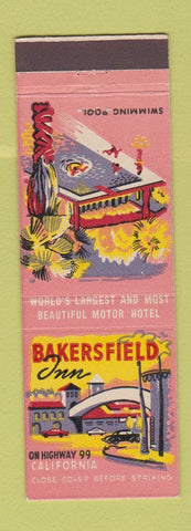 Matchbook Cover - Bakersfield Inn CA