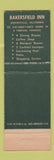 Matchbook Cover - Bakersfield Inn CA