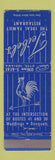 Matchbook Cover - Teibel's Restaurant Dyer IN