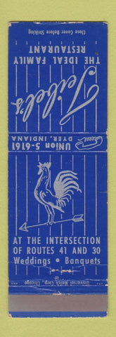 Matchbook Cover - Teibel's Restaurant Dyer IN