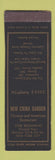 Matchbook Cover - New China Garden New York City SAMPLE