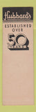 Matchbook Cover - Hubbard's Drug Newston MA SAMPLE