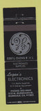 Matchbook Cover - Logan's Electronics Glendale CA GE