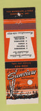 Matchbook Cover - Sunview Restaurant Downsview ON