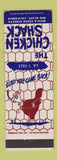 Matchbook Cover - The Chicken Shack Red Bluff CA