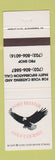 Matchbook Cover - Fort Belvoir Golf Courses VA