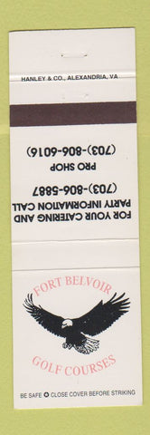 Matchbook Cover - Fort Belvoir Golf Courses VA