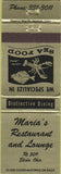Matchbook Cover - Maria's Restaurant Lounge Elida OH
