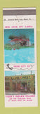 Matchbook Cover - Tiger's Indian Village Tamiami Trail Miami FL Frog City