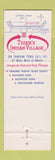 Matchbook Cover - Tiger's Indian Village Tamiami Trail Miami FL Frog City